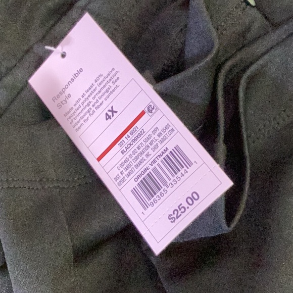 Wild Fable - Women's High-Rise Track Pants - black - new - Picture 12 of 12